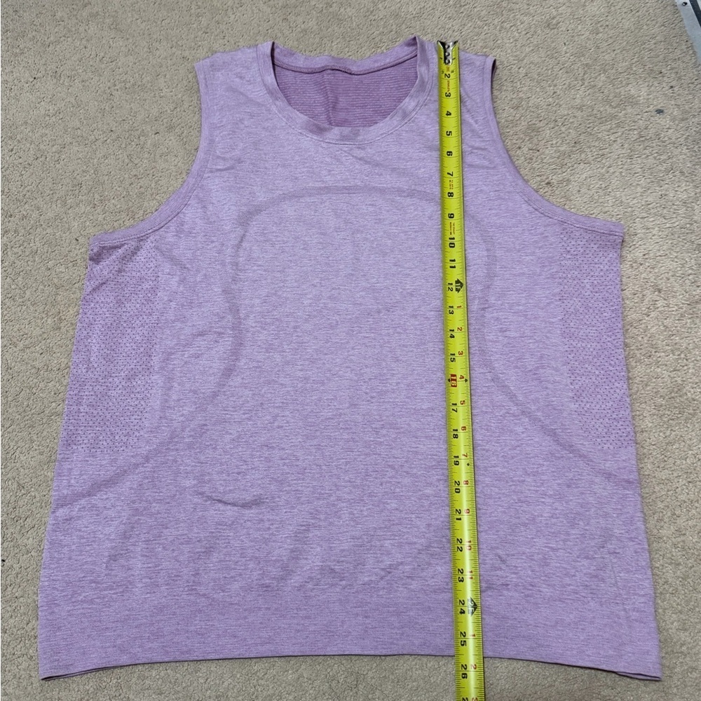 Lululemon swiftly breathe muscle tank top size 12 euc - Picture 5 of 5